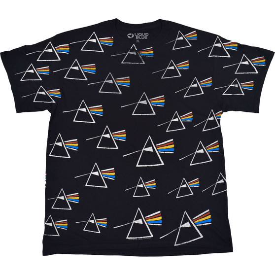 Liquid Blue Dark Side All Over Black T-Shirt