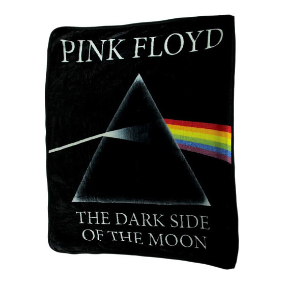 Liquid Blue Dark Side Fleece Blanket