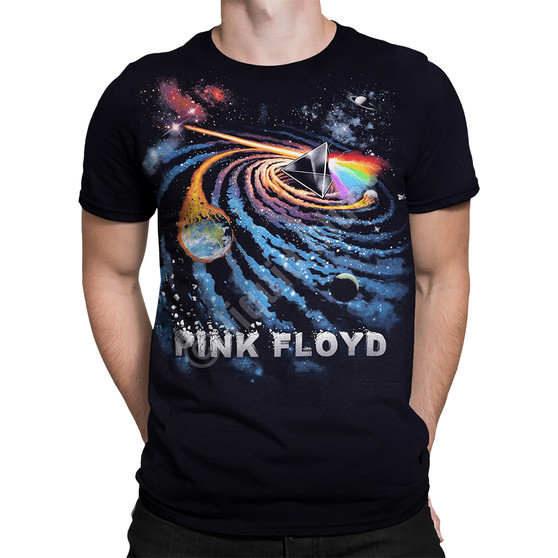 Liquid Blue Dark Side Galactic Black T-Shirt