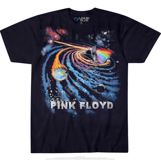 Liquid Blue Dark Side Galactic Black T-Shirt