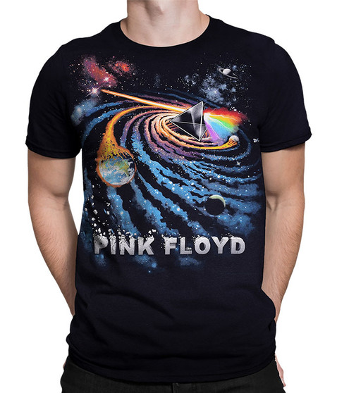 liquid blue Dark Side Galactic Black T-Shirt
