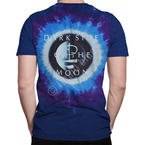 Liquid Blue Dark Side Galaxy Tie-Dye T-Shirt