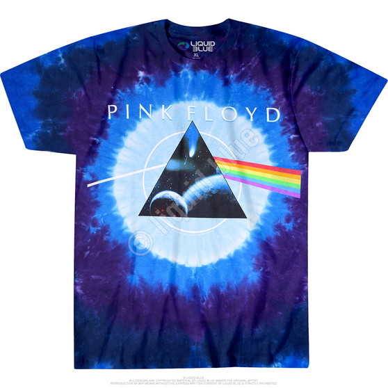Liquid Blue Dark Side Galaxy Tie-Dye T-Shirt