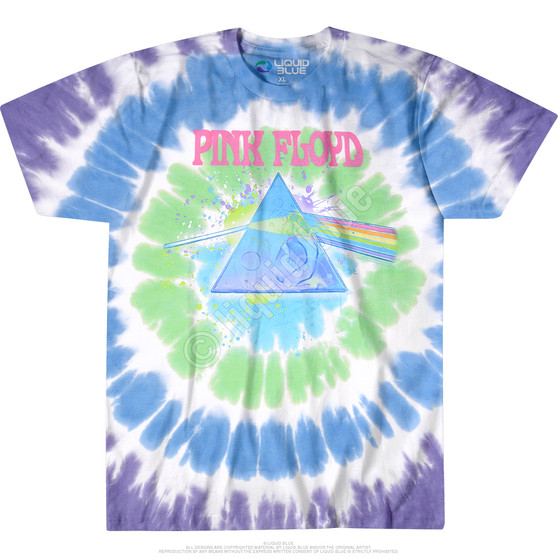 Liquid Blue Dark Side Oil Paint Tie-Dye T-Shirt