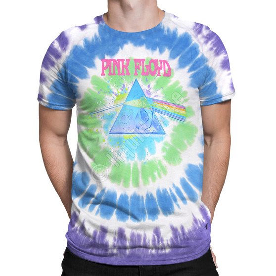 Liquid Blue Dark Side Oil Paint Tie-Dye T-Shirt