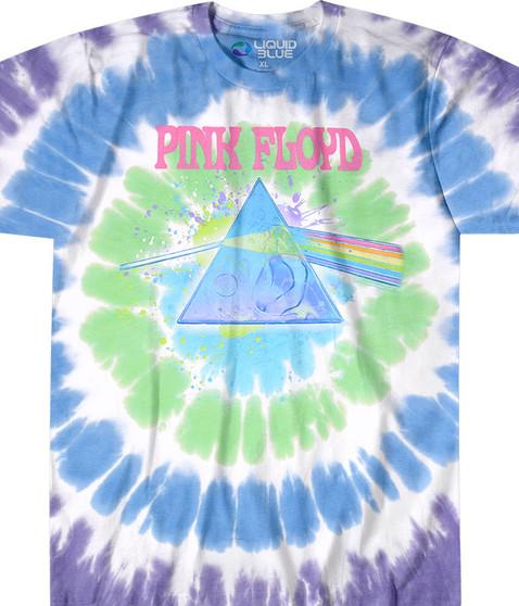liquid blue Dark Side Oil Paint Tie-Dye T-Shirt