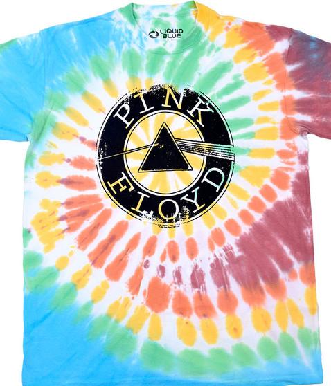 liquid blue Dark Side Spin Tie-Dye T-Shirt