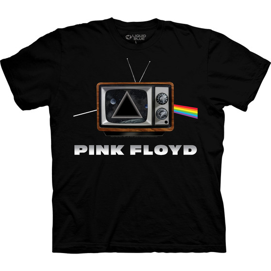 Liquid Blue Dark Side TV Black T-Shirt