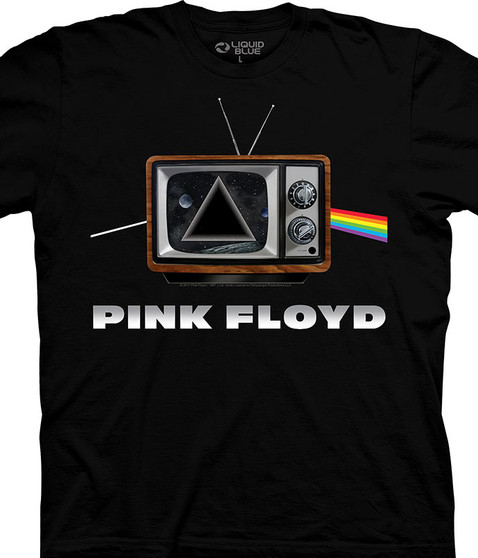 liquid blue Dark Side TV Black T-Shirt