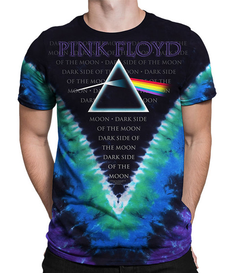 liquid blue Dark Side Vdye Tie-Dye T-Shirt