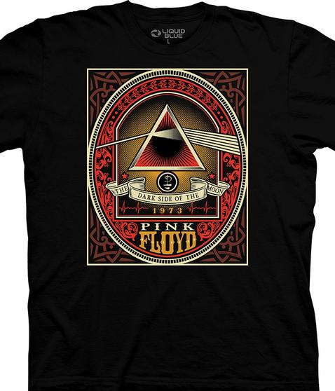 liquid blue Dark Side Vintage Poster Black T-Shirt