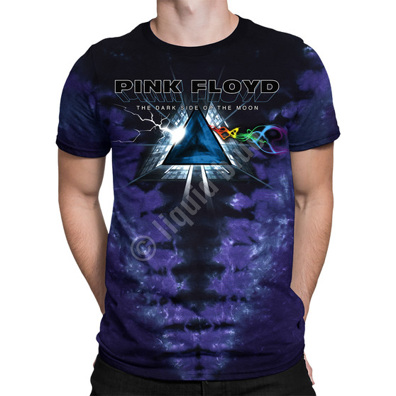 Liquid Blue Dark Side Vortex Tie-Dye T-Shirt