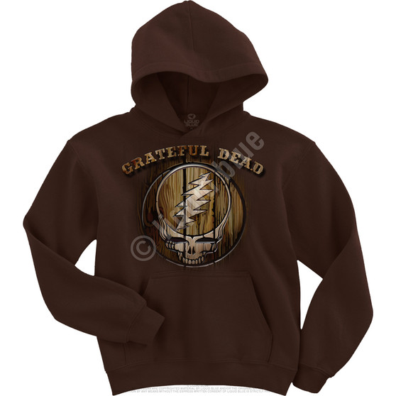 Liquid Blue Dead Brand Brown Hoodie