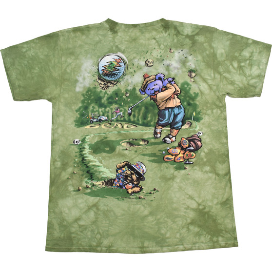 Liquid Blue Dead Golf Tie-Dye T-Shirt