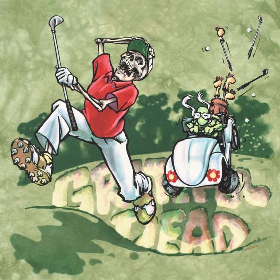 Liquid Blue Dead Golf Tie-Dye T-Shirt