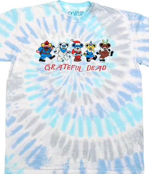liquid blue Dead Nose Reinbears Tie-Dye T-Shirt