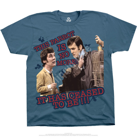 Liquid Blue Dead Parrot Blue T-Shirt