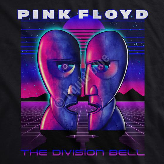 Liquid Blue Division Bell Vaporwave Black T-Shirt