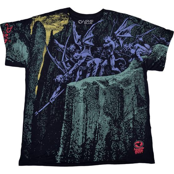 Liquid Blue Dore Demons Black T-Shirt