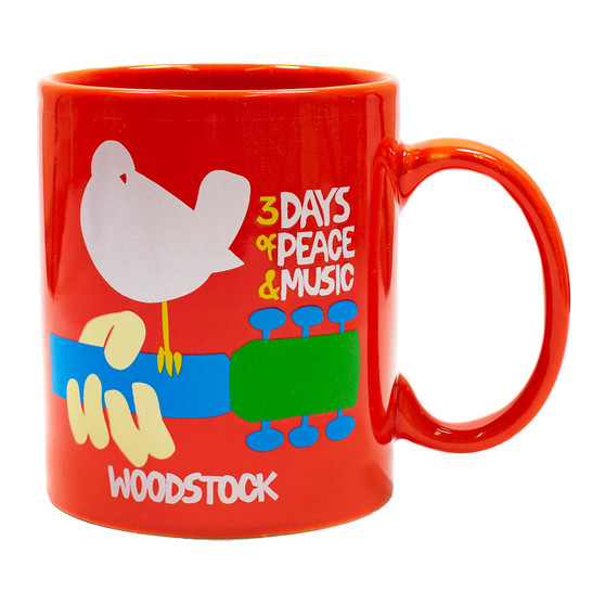 Liquid Blue Dove Red Mug