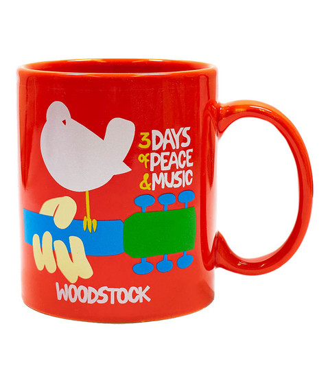 liquid blue Dove Red Mug
