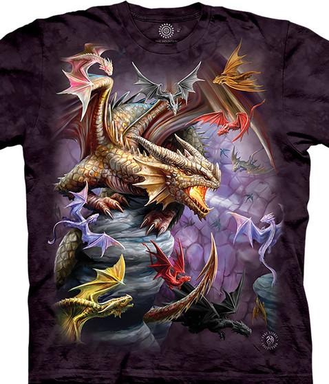 liquid blue Dragon Clan Classic Cotton T-Shirt