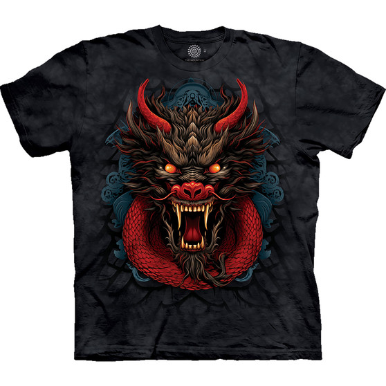 Liquid Blue Dragon Scales Classic Cotton T-Shirt