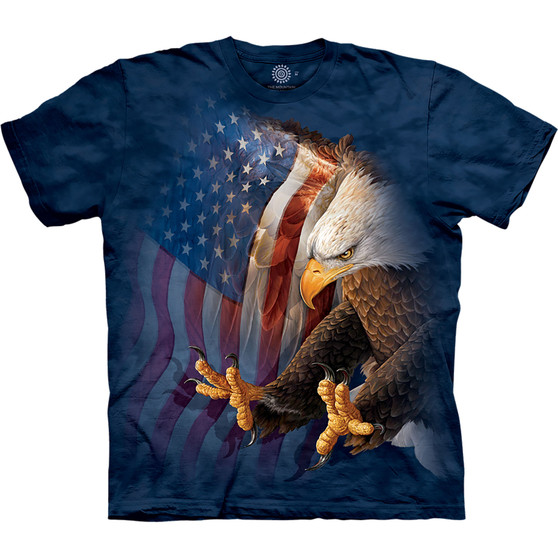 Liquid Blue Eagle Freedom Classic Cotton T-Shirt