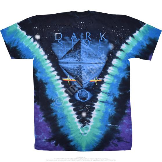 Liquid Blue Eclipsed By The Moon Tie-Dye T-Shirt