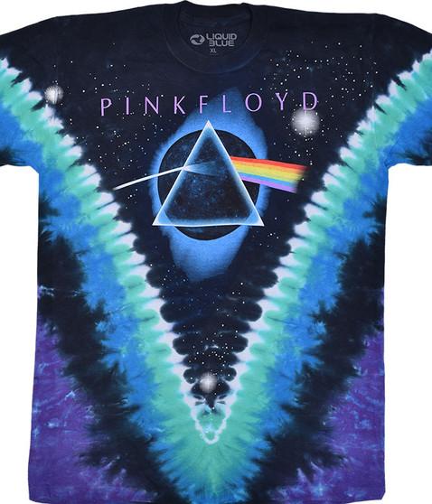 liquid blue Eclipsed by The Moon Tie-Dye T-Shirt