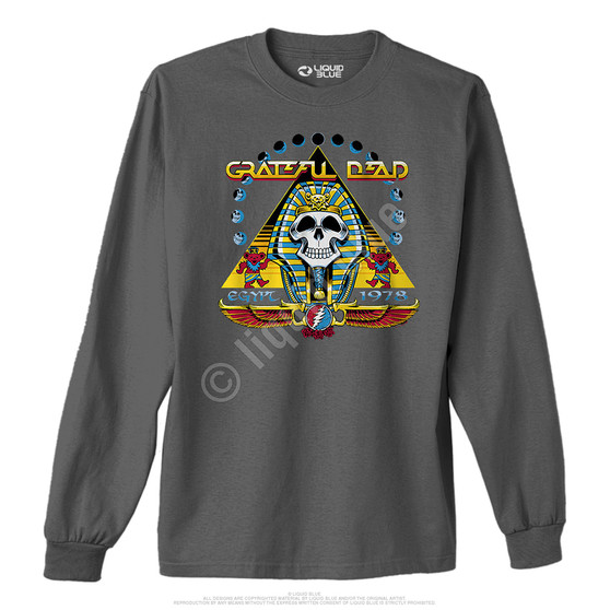 Liquid Blue Egypt 78 Grey Long Sleeve T-Shirt