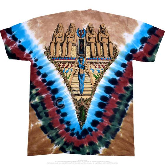 Liquid Blue Egyptian Tie-Dye T-Shirt