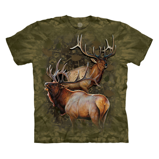 Liquid Blue Elk Duo Classic Cotton T-Shirt