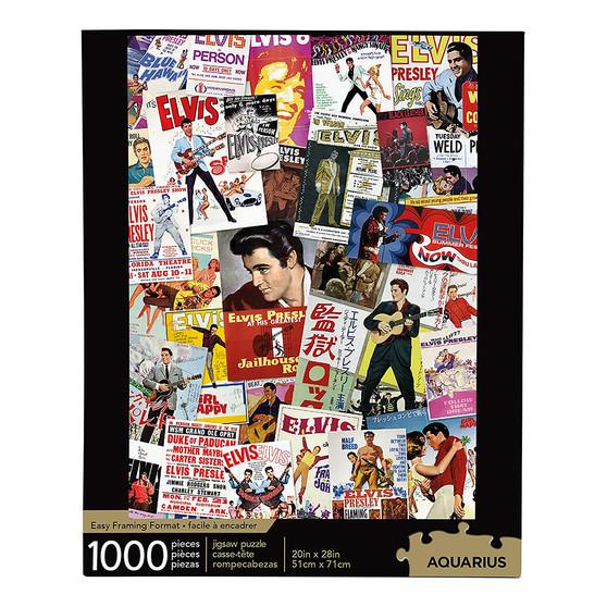 Liquid Blue Elvis Presley Movie Poster Puzzle
