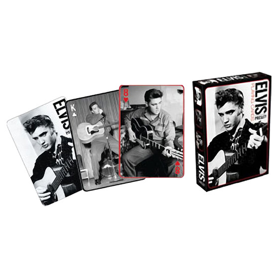 Liquid Blue Elvis Presley Playing Cards