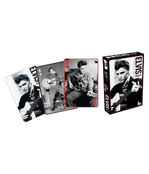 liquid blue Elvis Presley Playing Cards