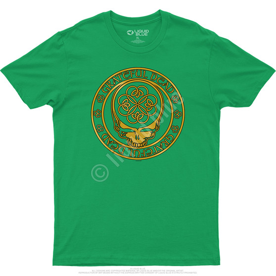 Liquid Blue Emerald Dead Green Athletic T-Shirt