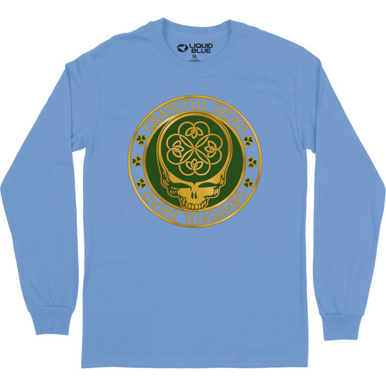 Liquid Blue Emerald Dead Long Sleeve T-Shirt