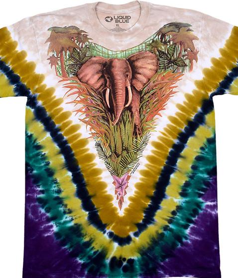 liquid blue Endangered Tie-Dye T-Shirt