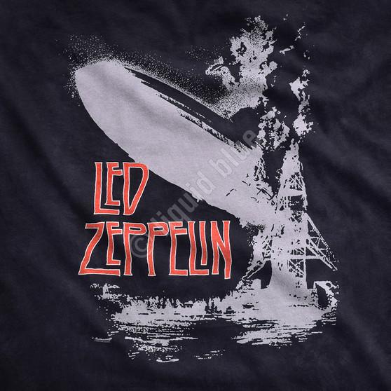 Liquid Blue Exploding Zeppelin Tie-Dye T-Shirt