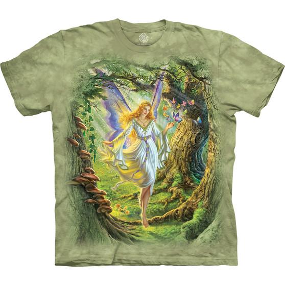 Liquid Blue Fairy Queen Classic Cotton T-Shirt
