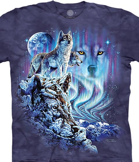 liquid blue Find 10 Wolves Classic Cotton T-Shirt