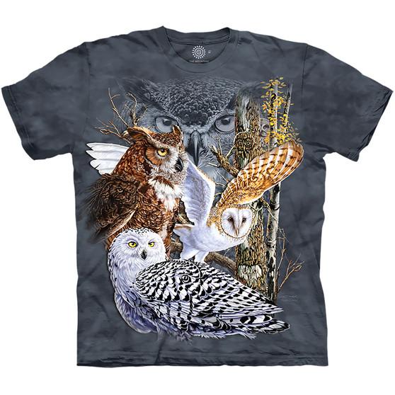Liquid Blue Find 11 Owls Classic Cotton T-Shirt