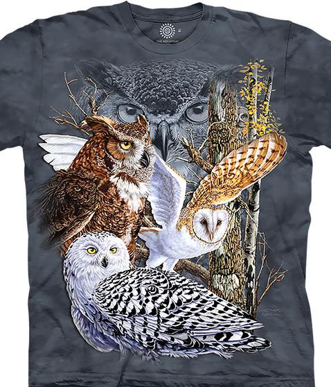 liquid blue Find 11 Owls Classic Cotton T-Shirt