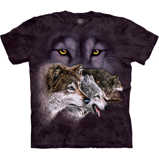 Liquid Blue Find 9 Wolves Classic Cotton T-Shirt