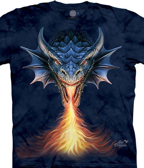 liquid blue Fire Breather Classic Cotton T-Shirt