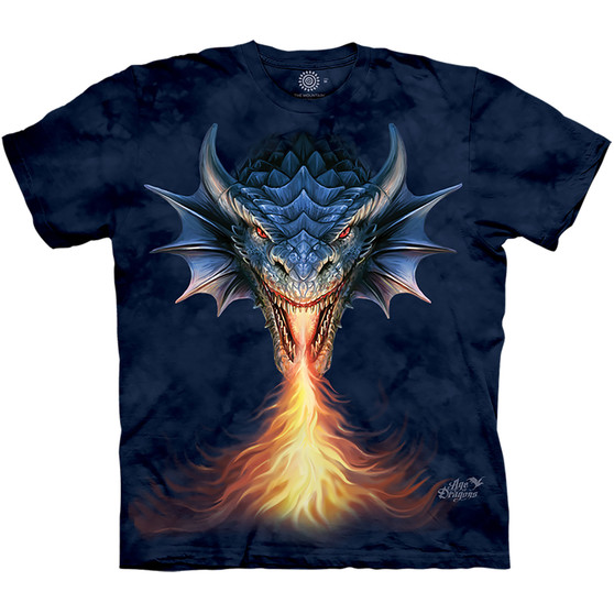 Liquid Blue Fire Breather Kids' T-Shirt