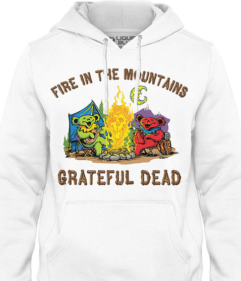 liquid blue Fire In The Mountain Hoodie
