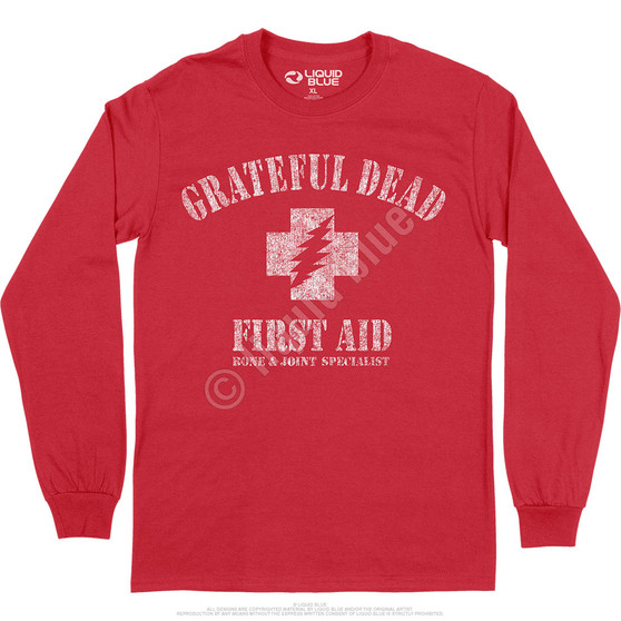 Liquid Blue First Aid Long Sleeve T-Shirt