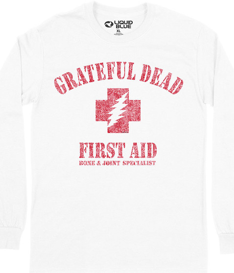 liquid blue First Aid Long Sleeve T-Shirt